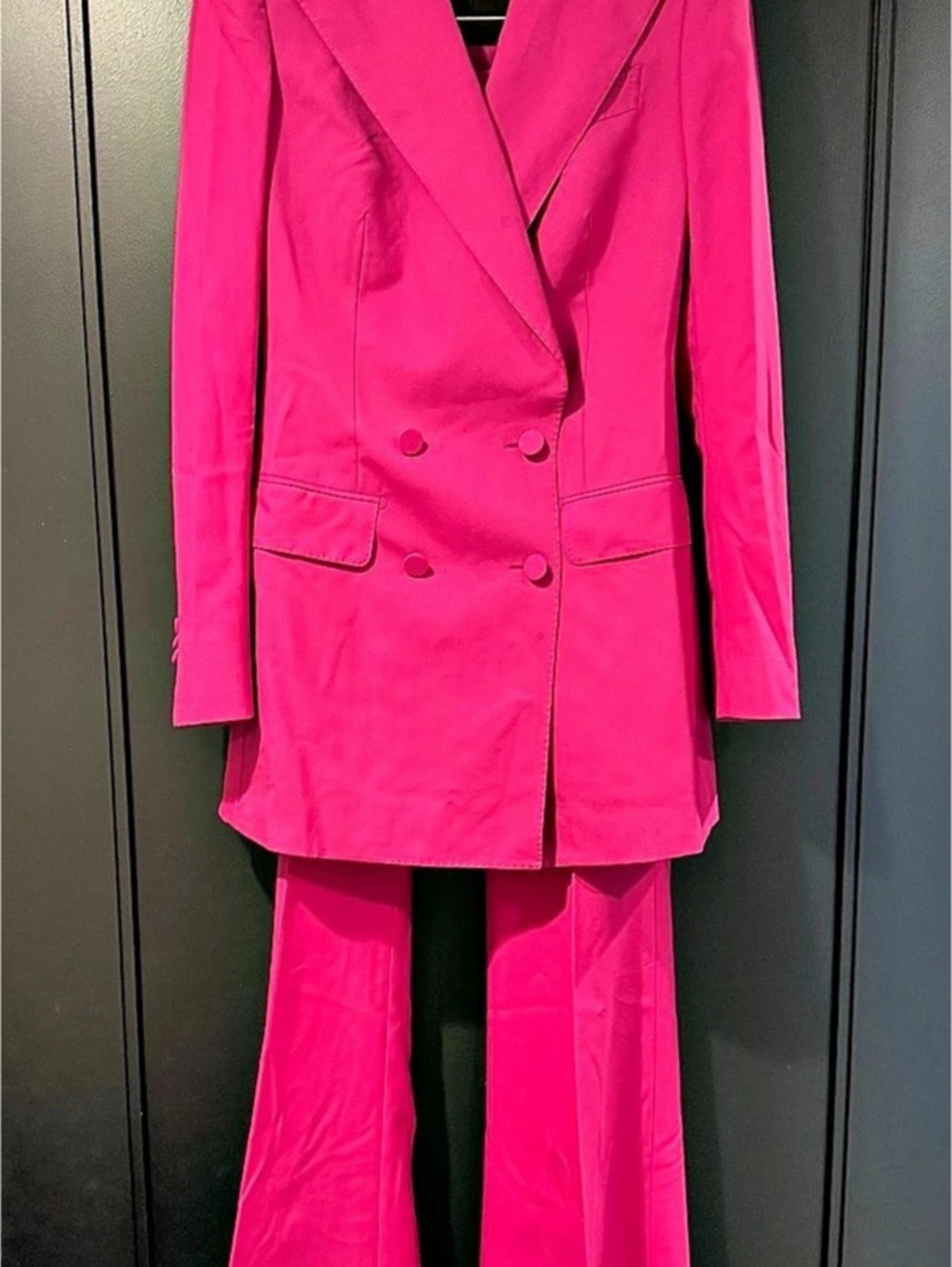 Suistudio / suitsupply woman’s magenta pink flair wool suit